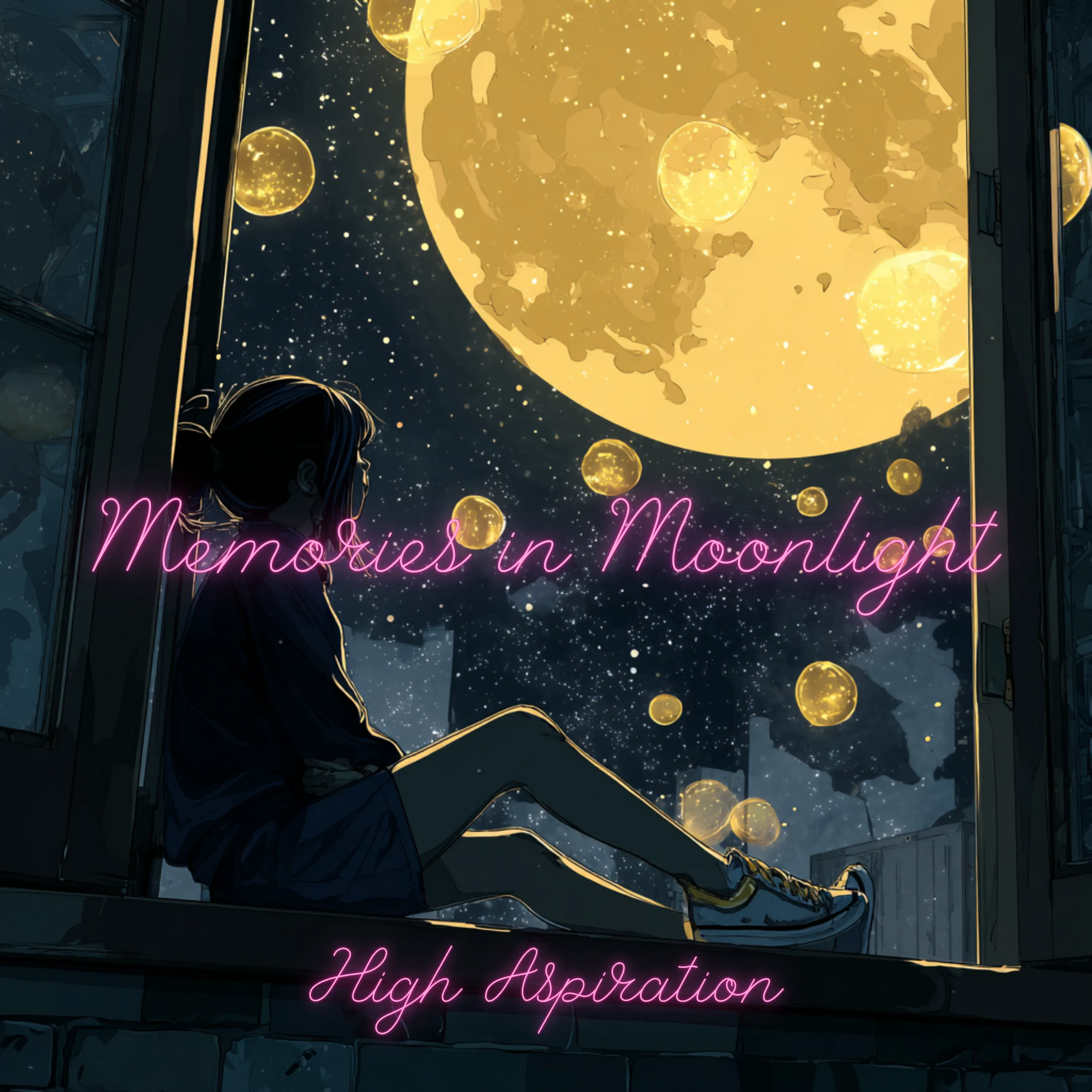 High Aspiration — Memories in Moonlight jacket art