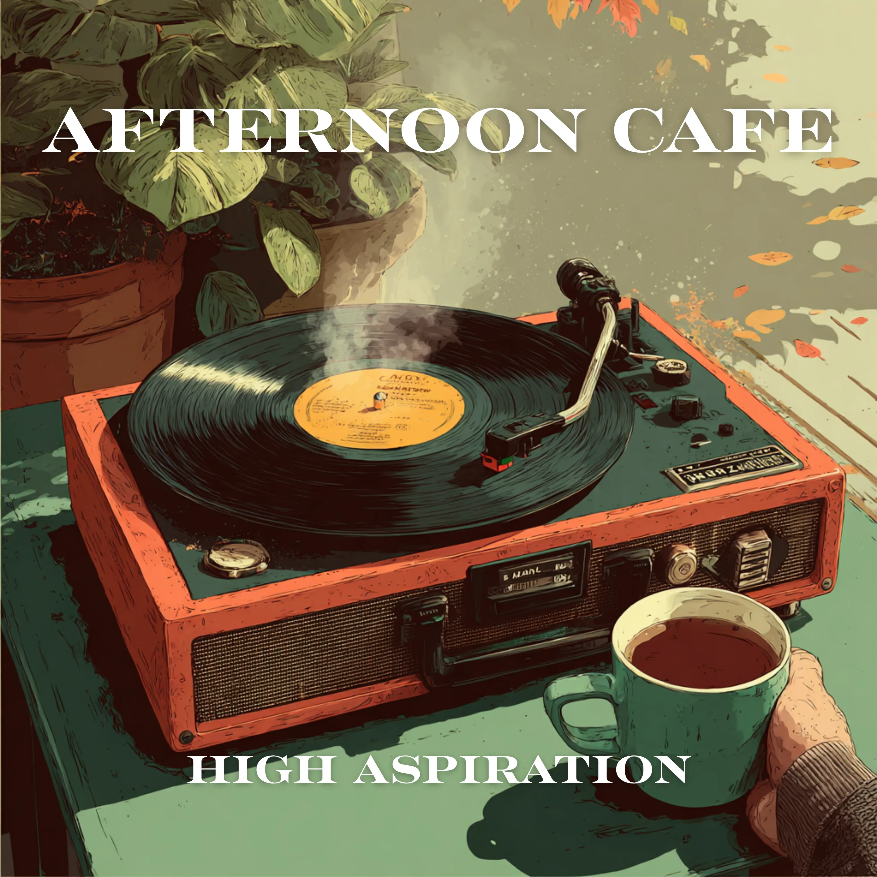 High Aspiration — Afternoon Cafe jacket art