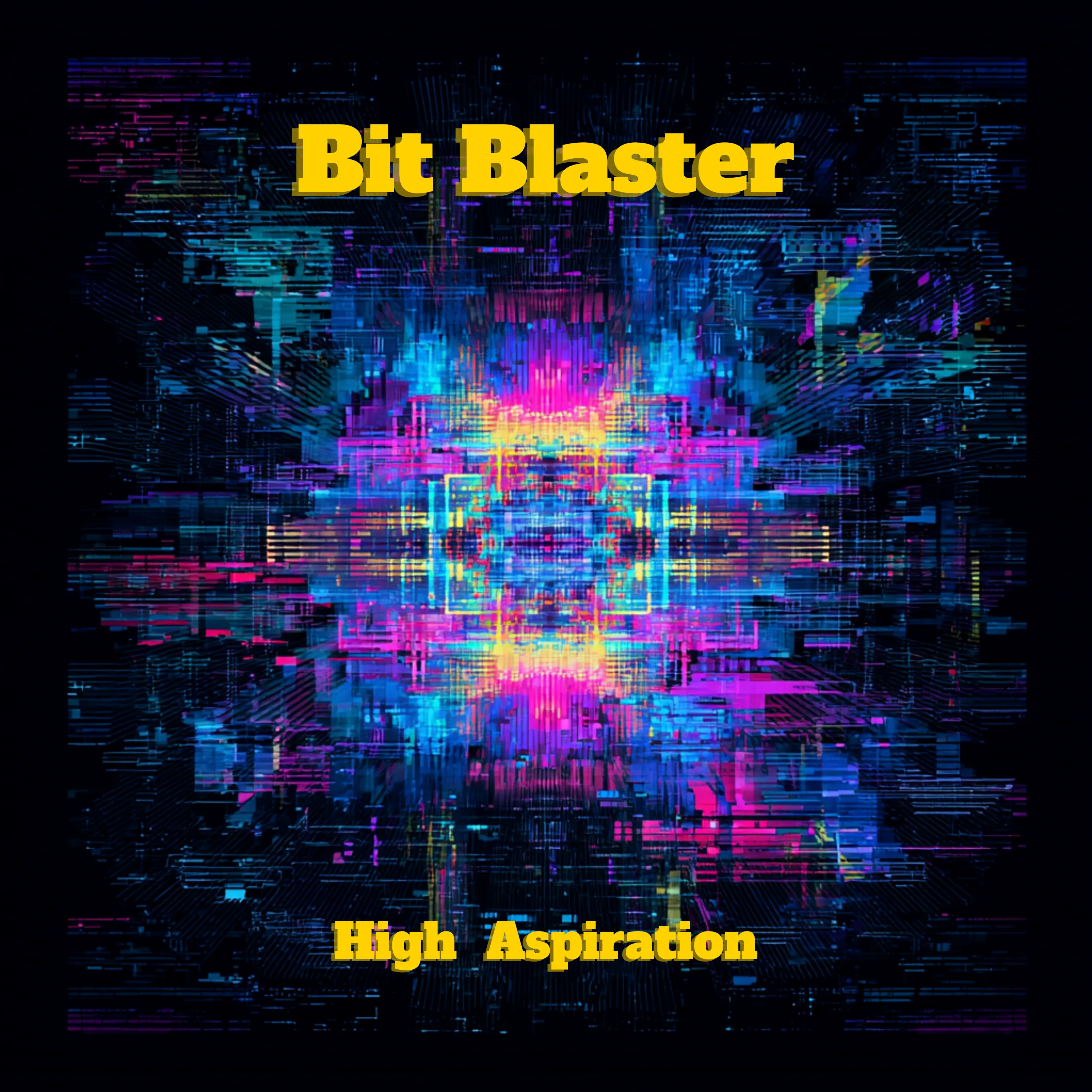 High Aspiration — Bit Blaster jacket art