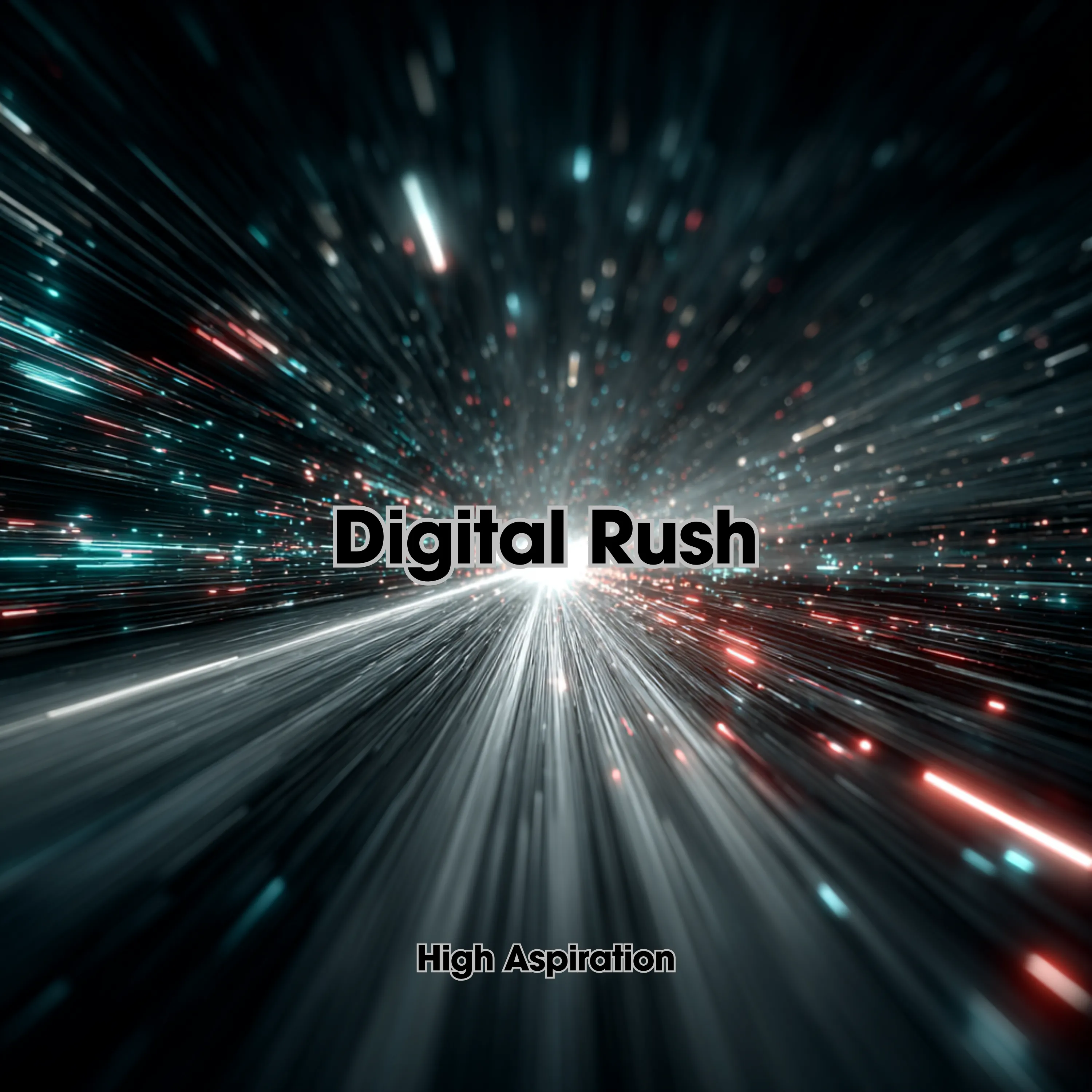High Aspiration — Digital Rush jacket art