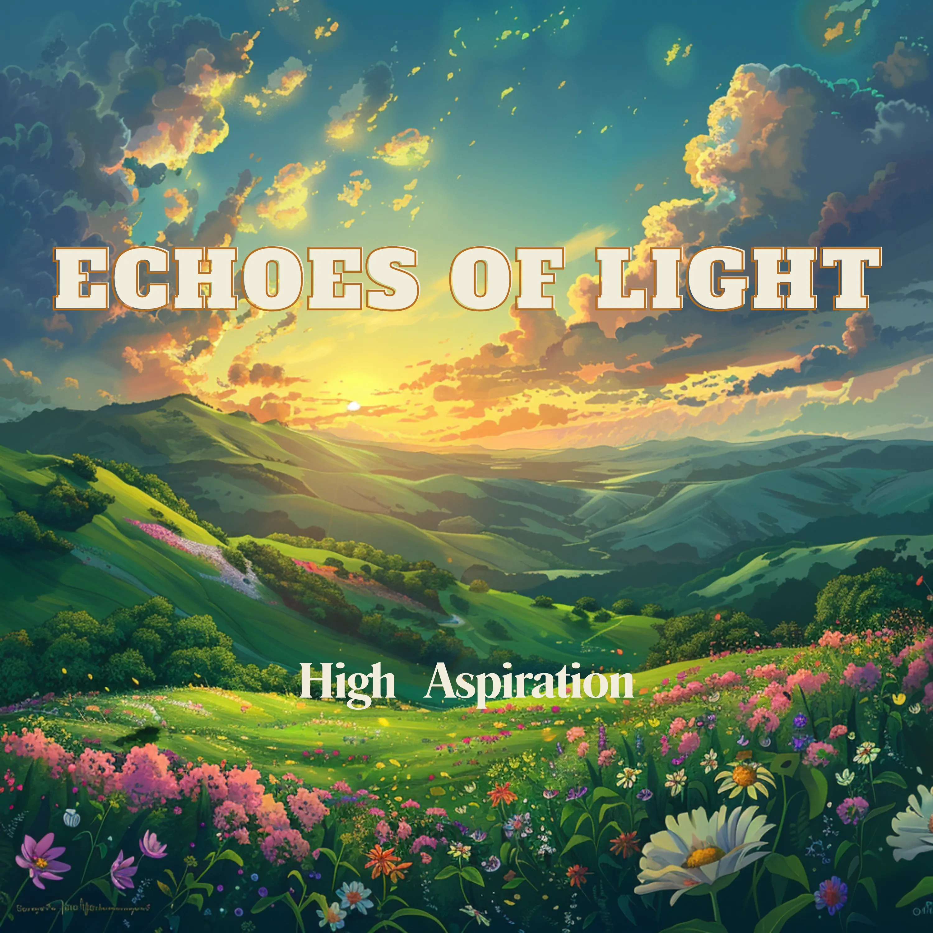High Aspiration — Echoes of Light jacket art