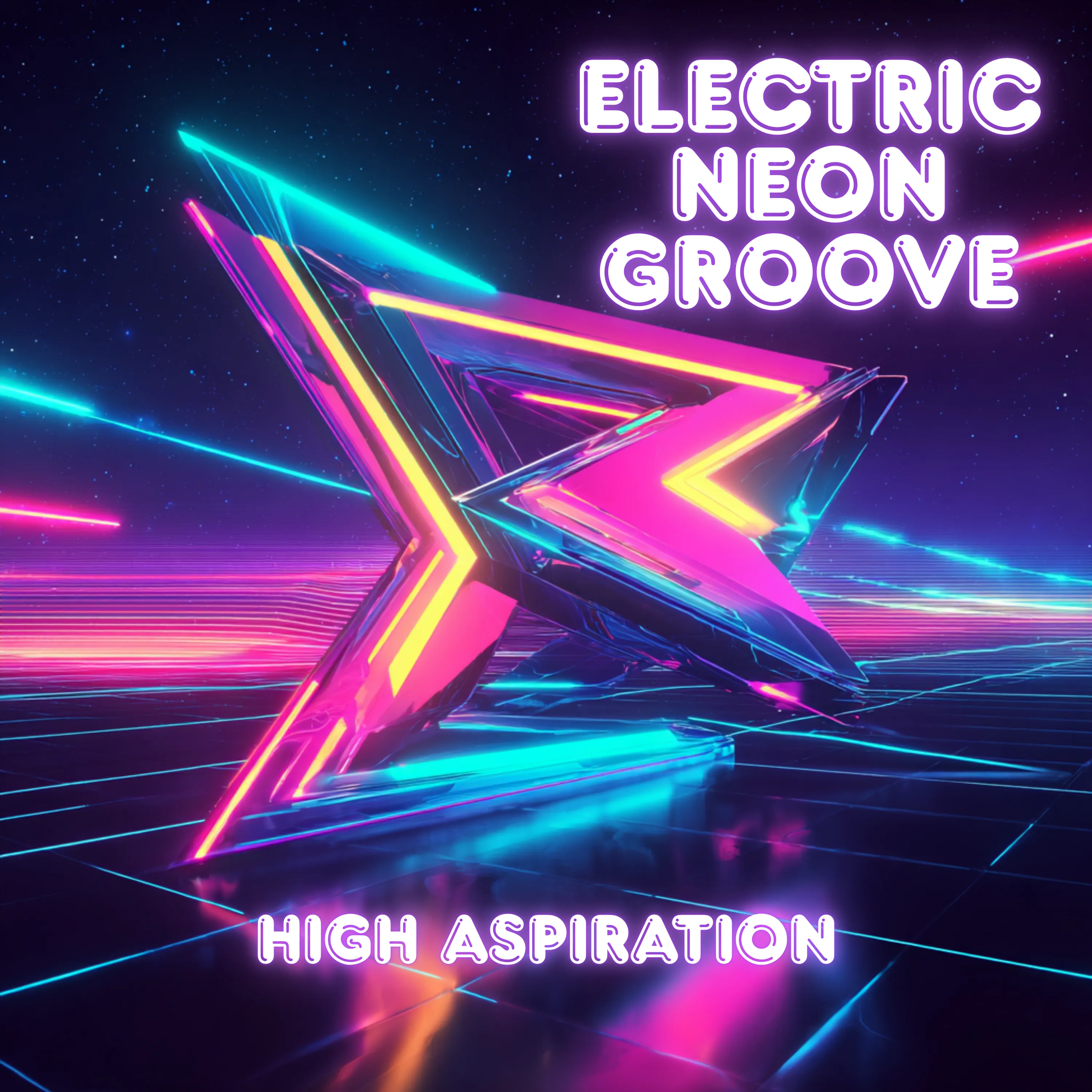 High Aspiration — Electric Neon Groove jacket art
