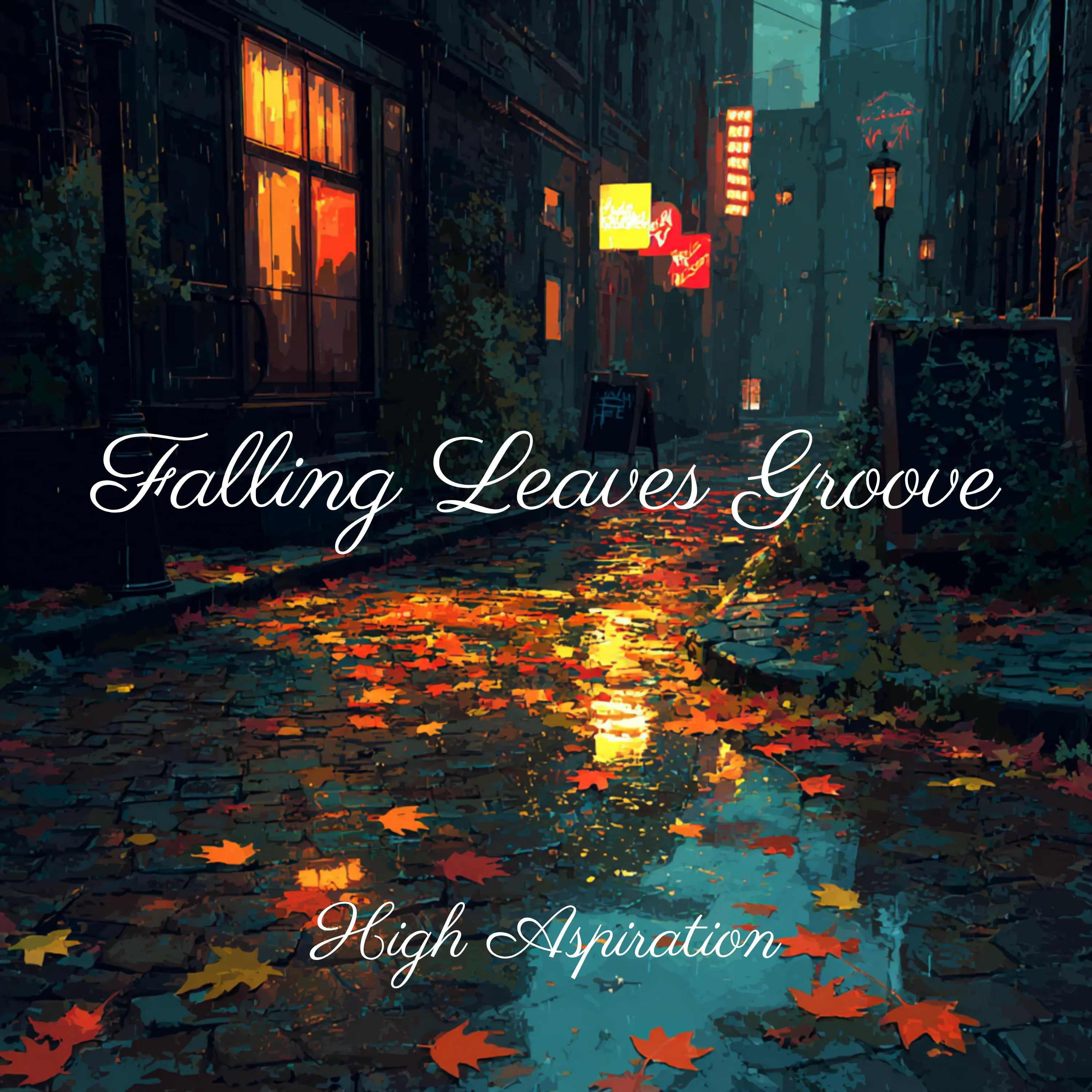High Aspiration — Falling Leaves Groove jacket art