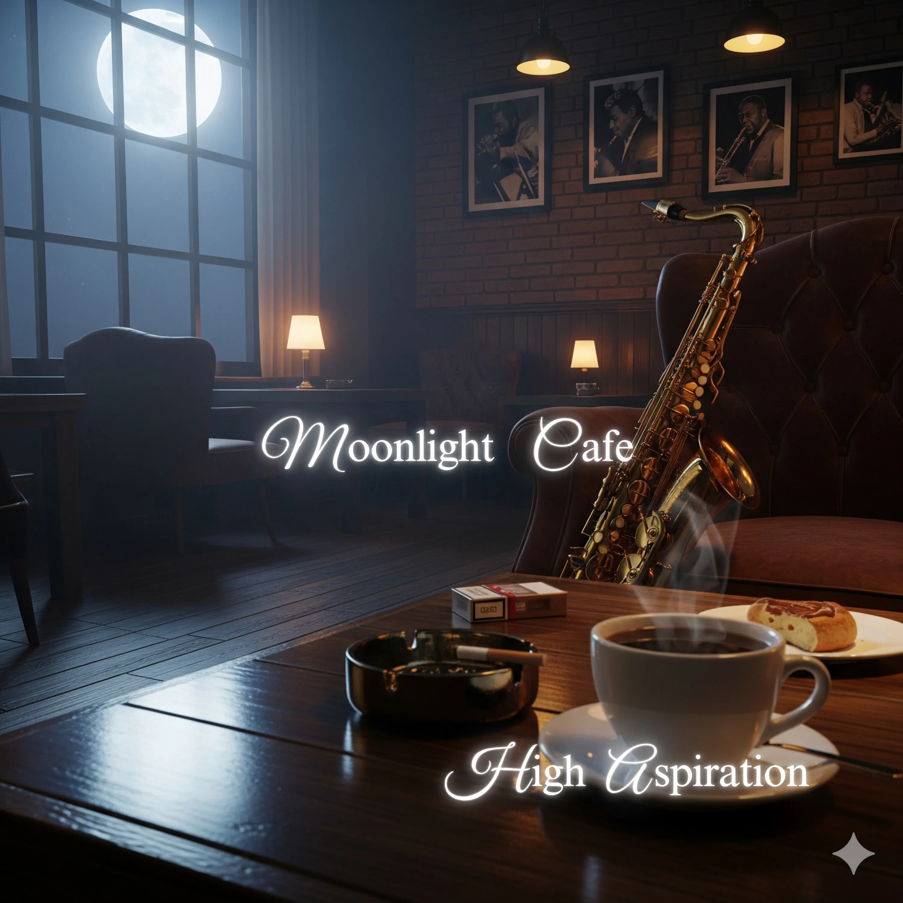High Aspiration — Moonlight Cafe jacket art